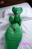Dolls Castle Snake 160cm シリコン製 シームレス ヘッドとボディ一体型 グリーン肌 スネークラブドール