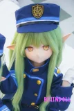 CroissantDoll(羊角社) 鉄道双子(望）141cm ビニール製ヘッド 手描きメイク コスプレ系 制服 エルフ耳 アニメ ラブドール