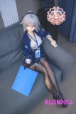 CroissantDoll(羊角社) 布諾妮婭 155cm-Plus ビニール製ヘッド 手描きメイク コスプレ系 姉系 アニメ OL風 ラブドール