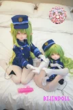 CroissantDoll(羊角社) 鉄道双子(光）141cm ビニール製ヘッド 手描きメイク コスプレ系 エルフ耳 アニメ 制服 可愛い ラブドール
