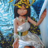 CroissantDoll(羊角社) 日焼 141cm ビニール製ヘッド 手描きメイク 小麦肌 アニメ系 コスプレ ギリシャ乙女 ラブドール