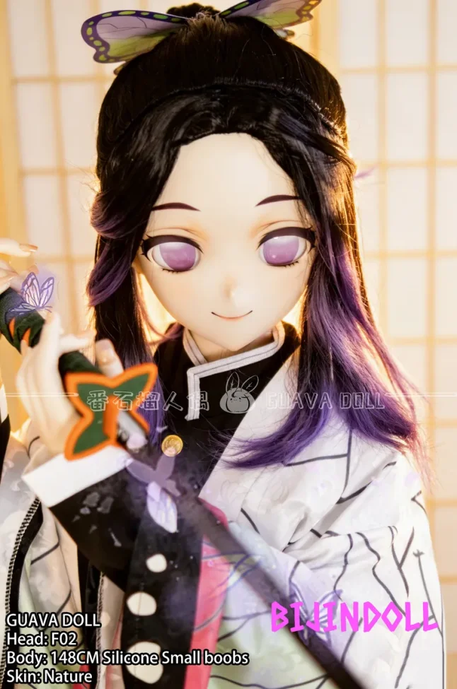 GUAVADOLL 胡蝶しのぶ #F02 148cm 小胸 PVCヘッド+シリコン製ボディ コスプレ系 二次元 アニメ ラブドール