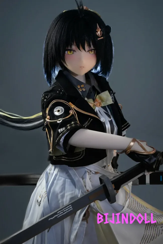 AotumeDoll #M2ヘッド 155cm Fカップ シリコンヘッド＋TPEボディ 巨乳 コスプレ系 ゲーム女戦士 ショートヘア ラブドール