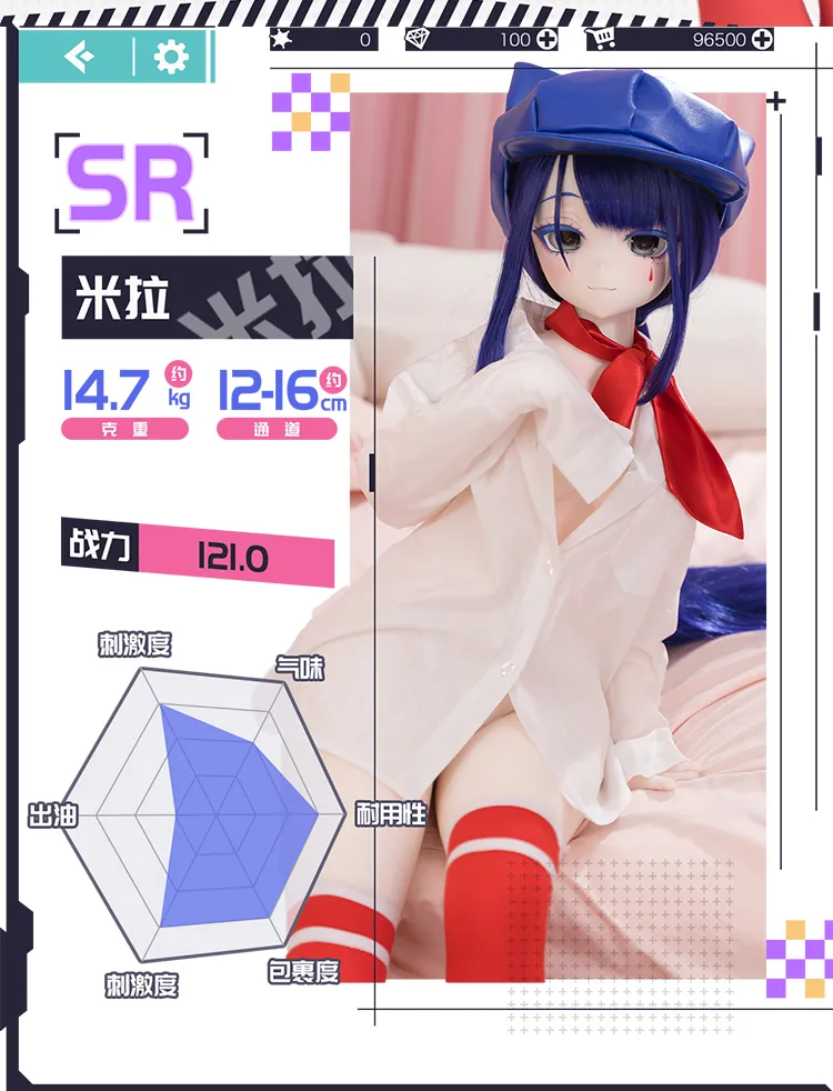 MOZU 米拉  身長図