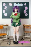 KiraDols × CroissantDoll コラボ商品 千鹤 150cm Jカップ シリコン製 アニメ 制服 コスプレ系 美少女 舌出し ラブドール