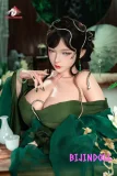 Doll Senior 水尺葵(Aoi) 165cm Fカップ フルシリコン リアルな肌質感付き 顎機能付き 巨乳 緑のヘビ コスプレ ラブドール