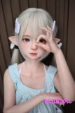 Jiusheng Doll Kokoro #113-Bヘッド 110-2cm Eカップ フルシリコン エルフ耳 可愛い 巨乳 ラブドール