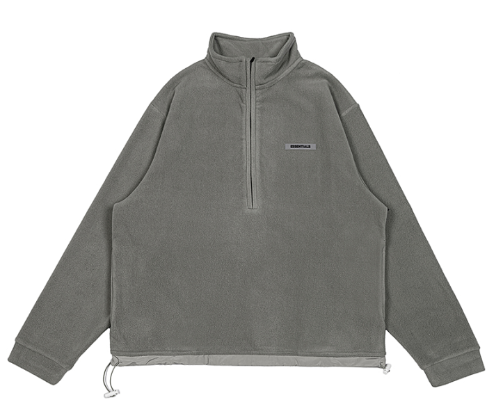 Fear of God Fog ESSENTIALS fleece half zipper sweatshirt