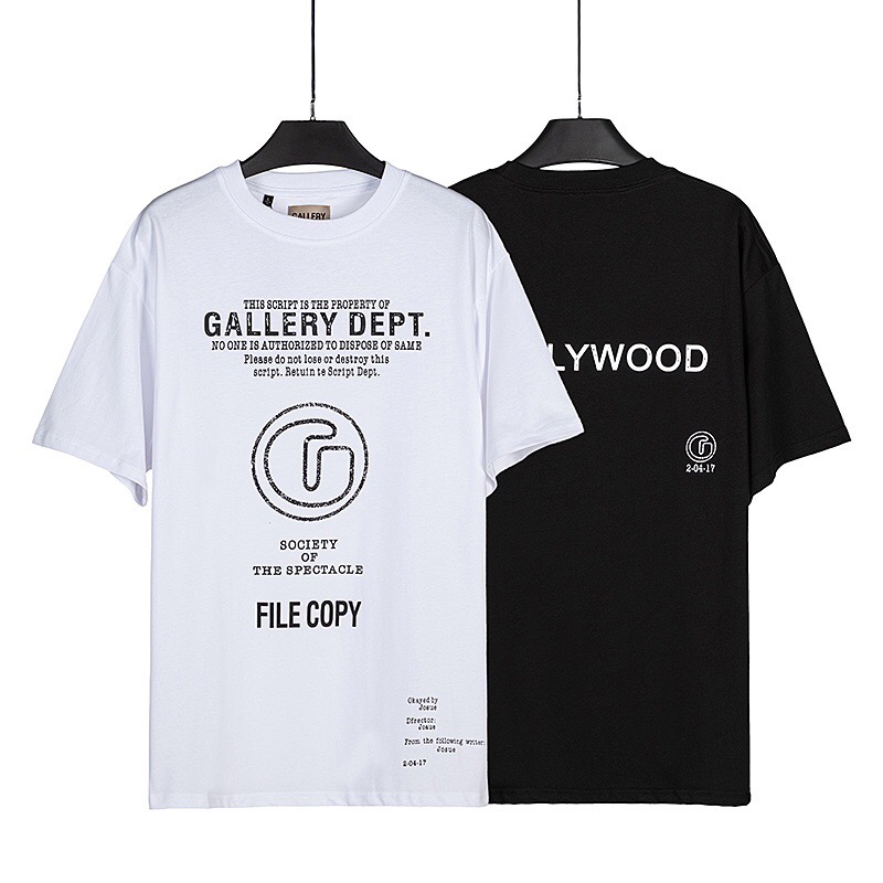 [buy more save more] wash vintage style heavy tee hollow g