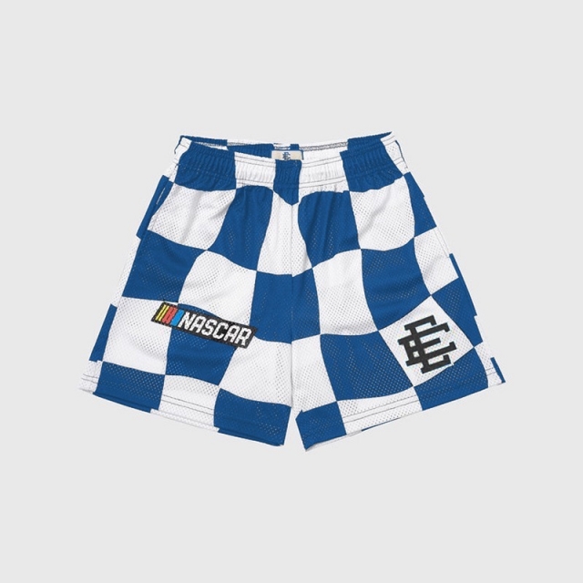 eric emanuel 2022 ee logo checker shorts 3 colors