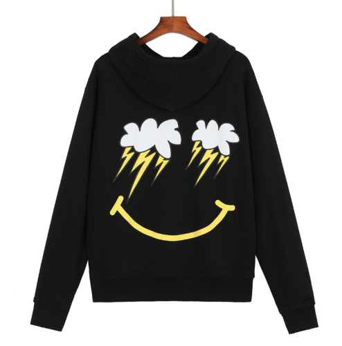 travis scot Cloud smiling face Hooded Sweater behind gourd