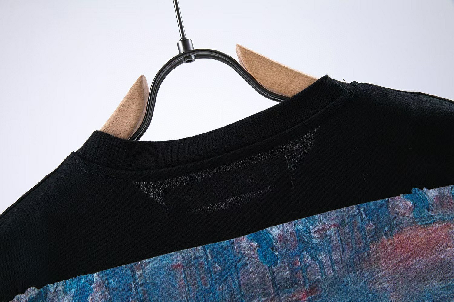 [buy more save more] off-white blue oil painting tee