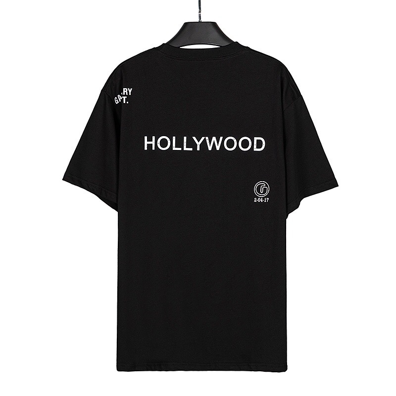 [buy more save more] wash vintage style heavy tee hollow g