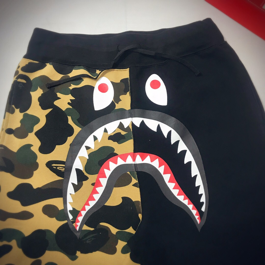 [buy more save more]1:1 version bape shark F**e shorts 6 styles