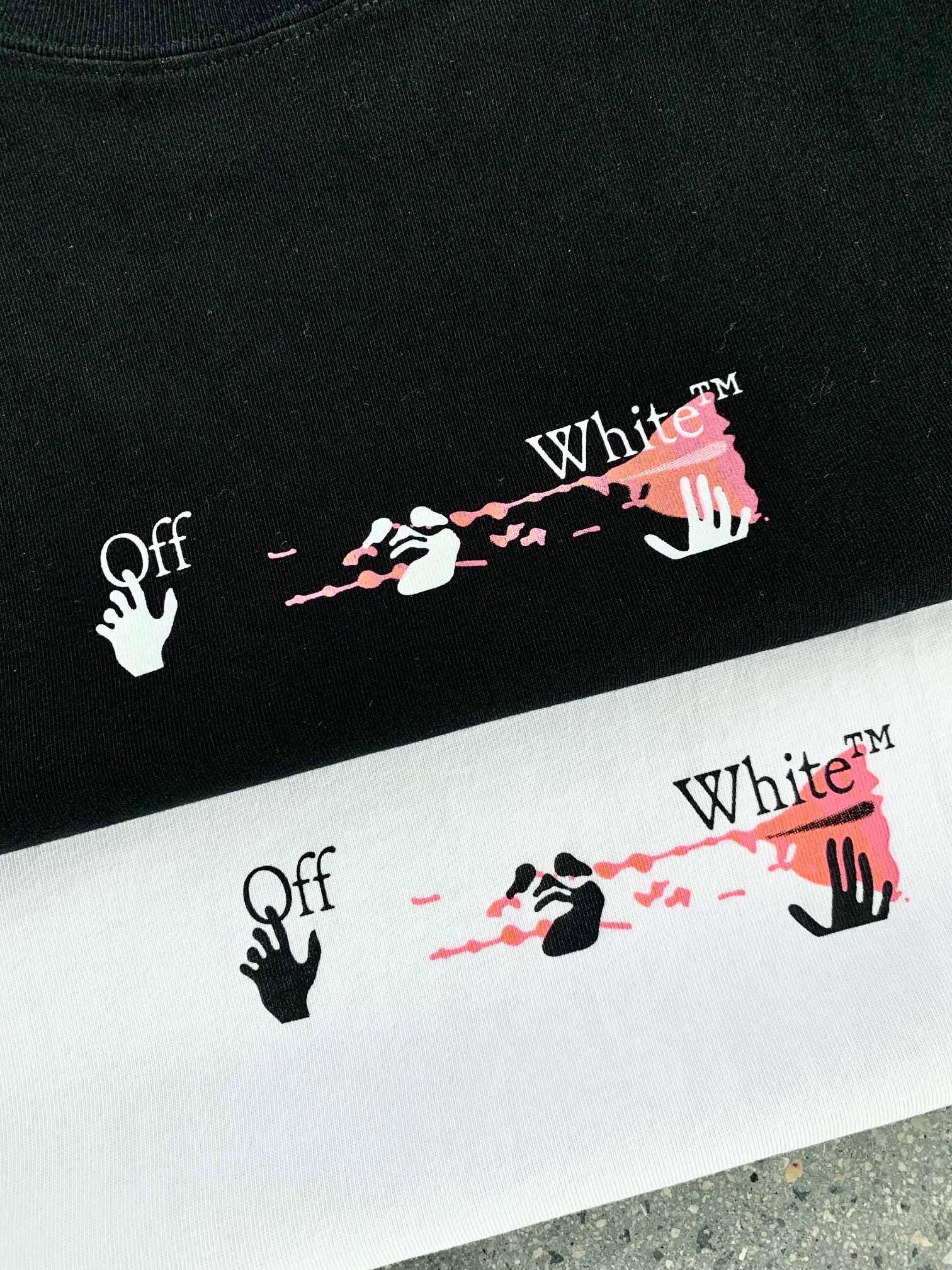 [buy more save more] 1:1 quality off-white brick logo tee
