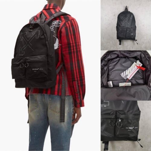 Off White OW 19FW Backpack Black