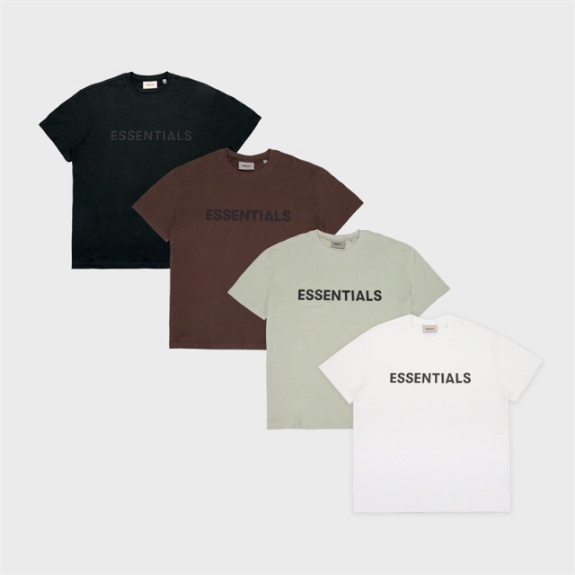 [buy more save more] 1:1 quality version fear of god fog essentials 21ss classic tee 8 colors (with 2021 new plastic bag)