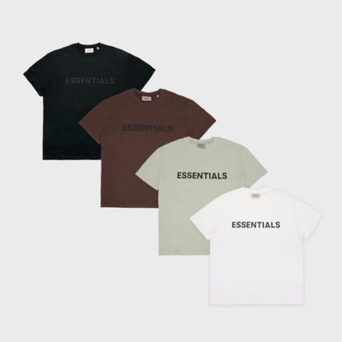 [Hot Sale] Fear of God Fog ESSENTIALS 21ss classic tee 8 colors (With 2021 new plastic bag)