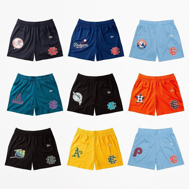 [presale 12 off] Eric Emanuel MLB EE logo shorts 10 colors