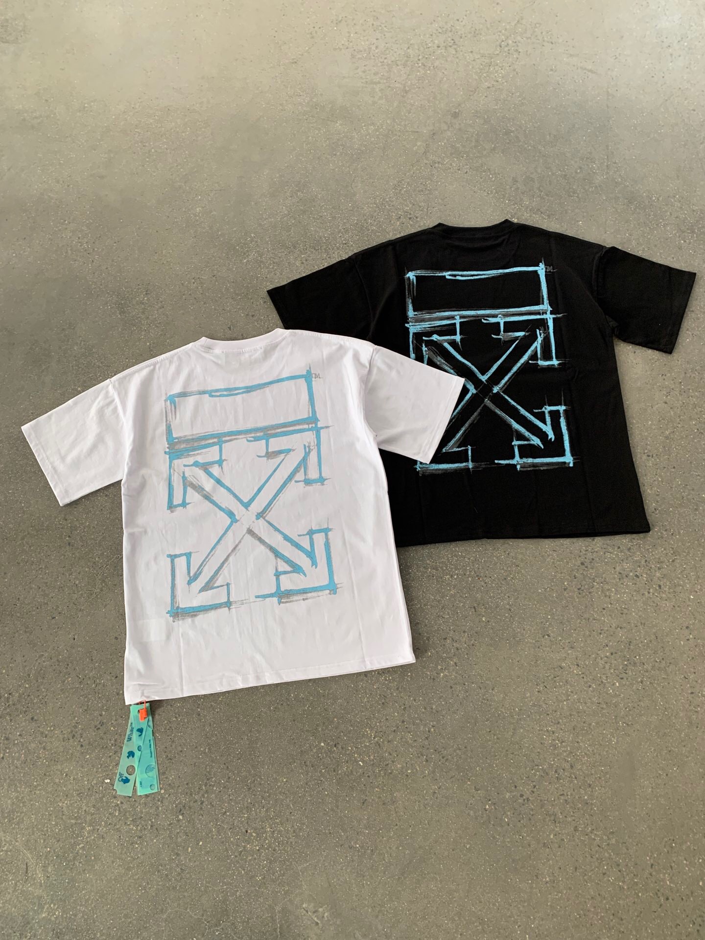 [buy more save more] 1:1 quality off-white crayon arrow logo tee