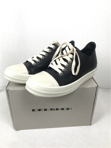 Rick 0wens 2021 leather low shoes sneaker