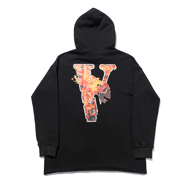 [buy more save more]vlone fire human skeleton hoodie