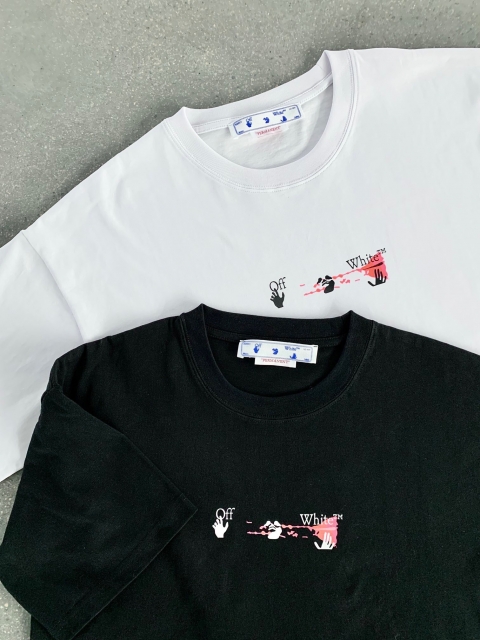 [buy more save more] 1:1 quality off-white brick logo tee