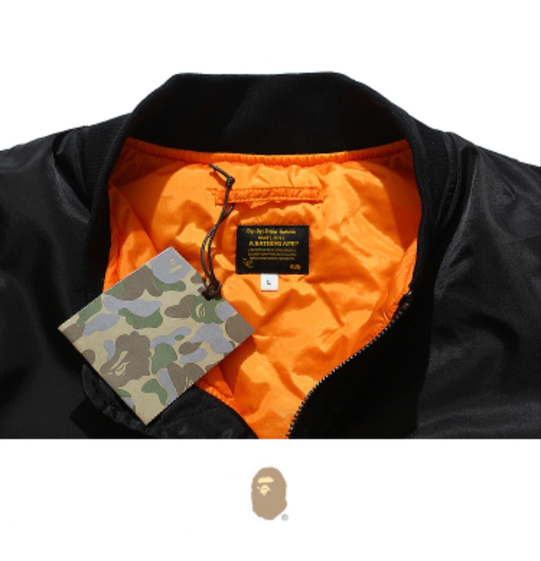 [buy more save more]bape 2021 shark bomber jacket black grey