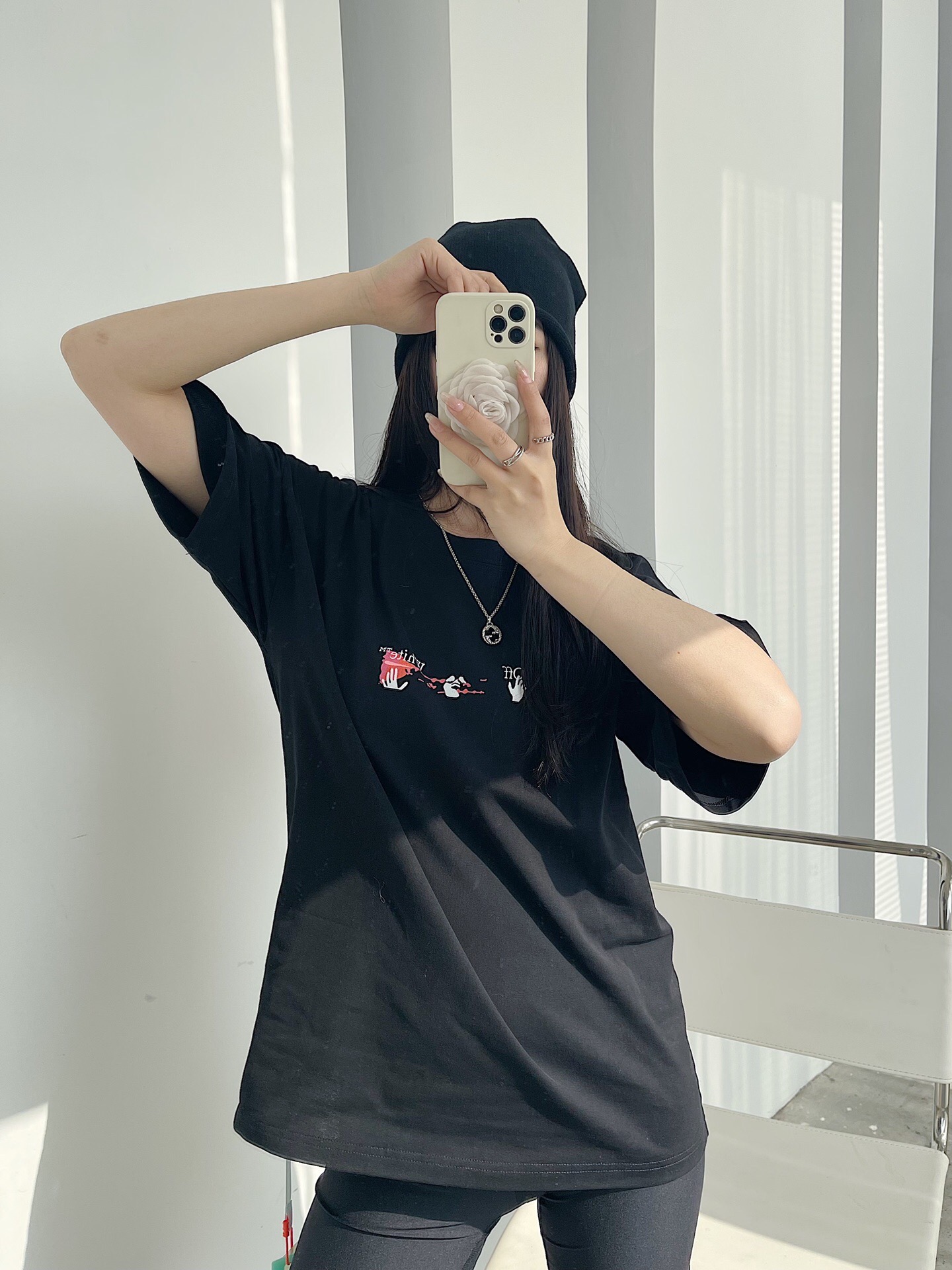 [buy more save more] 1:1 quality off-white brick logo tee