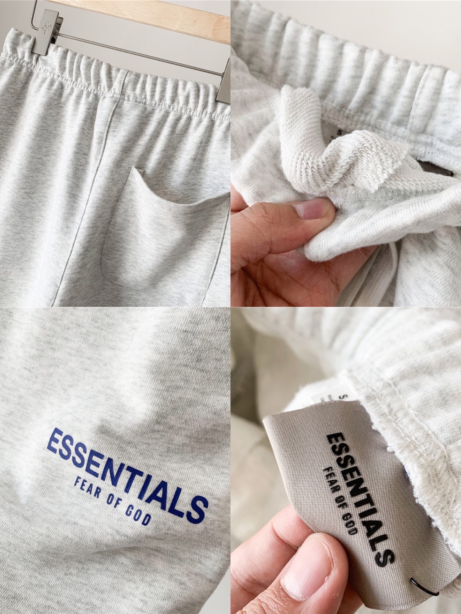 [buy more save more]1:1 quality version fear of god essentials tmc shorts blue grey