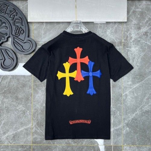 [buy more save more]Yellow&orange&blue cross logo  tee