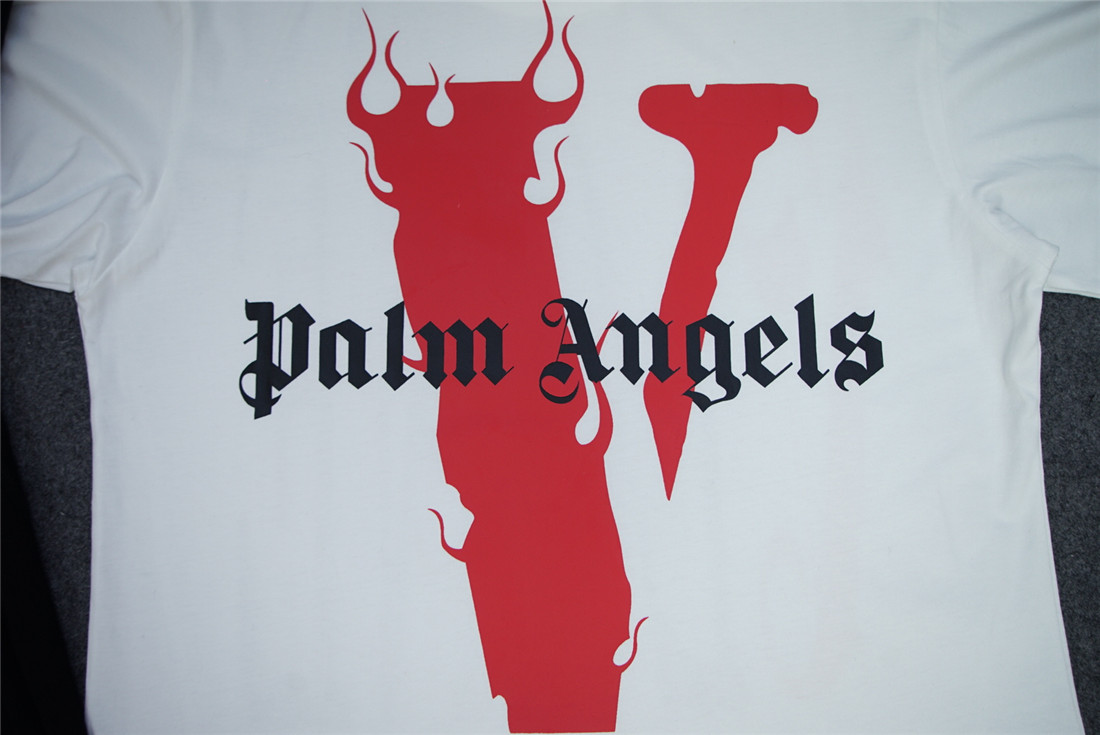 [buy more save more] vlone x palm flame tee white black