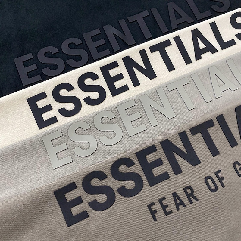 [buy more save more] 1:1 quality version fear of god essentials black lable 2021 polo shirt tee