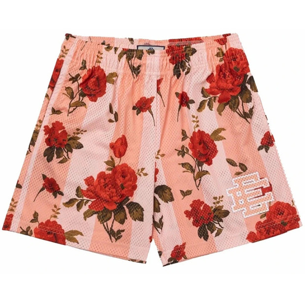 eric emanuel ee logo rose shorts 3 colors