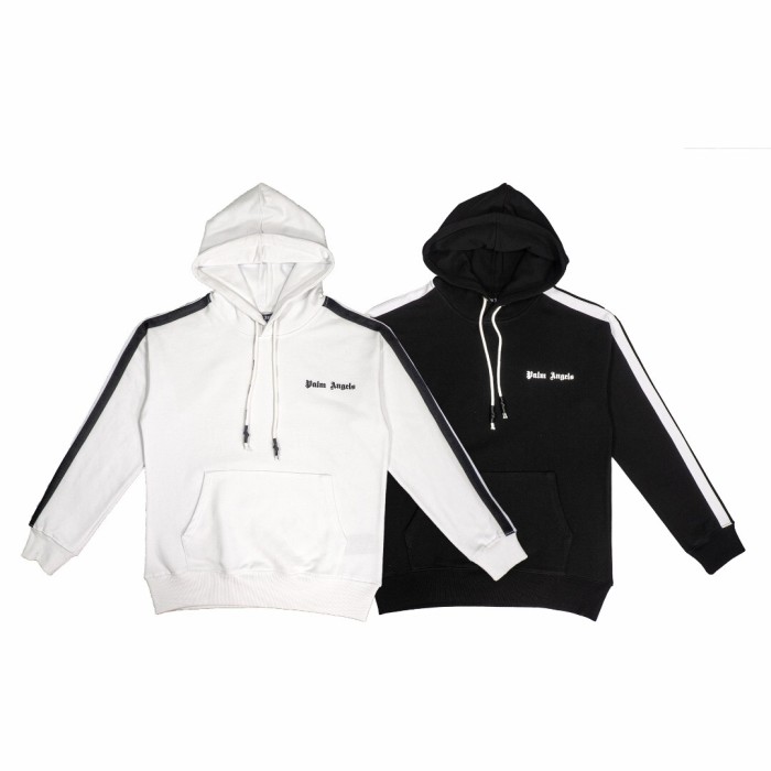 Palm Angels line hoodie black & white