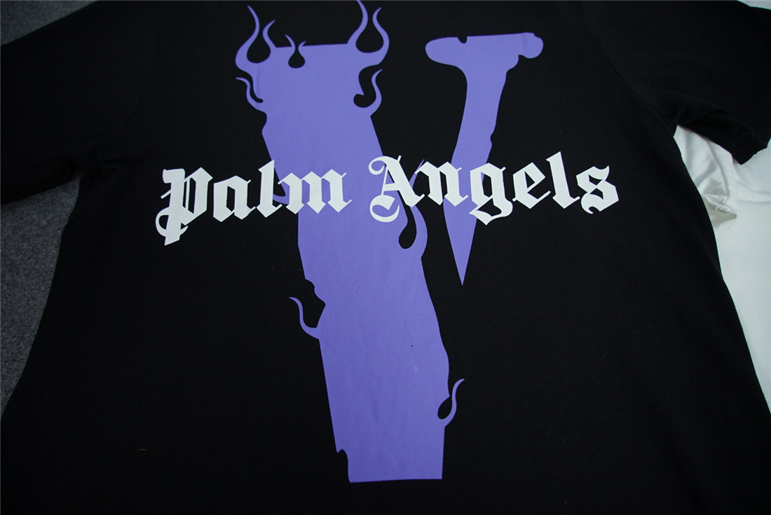[buy more save more] vlone x palm flame tee white black