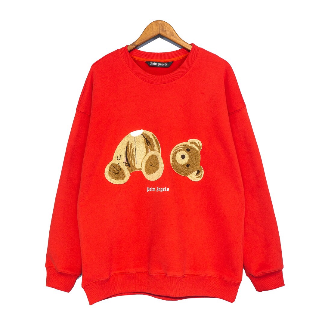 palm angels many colors bear sweatshirt