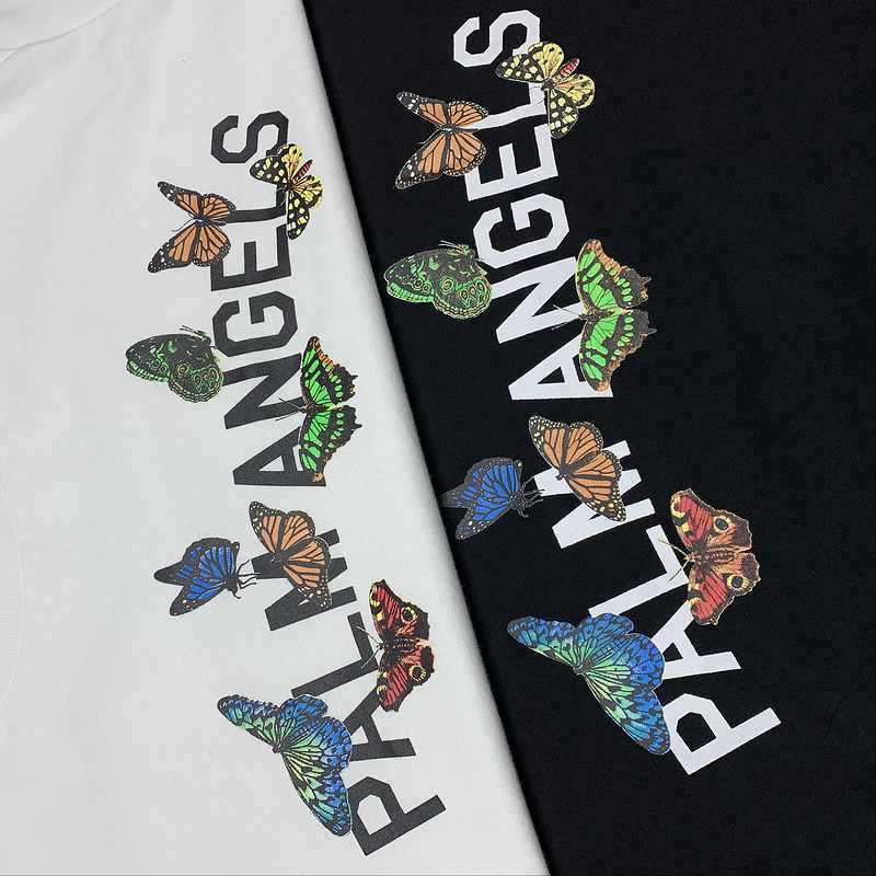 [buy more save more] palm angеls 20ss butterfly letter logo tee