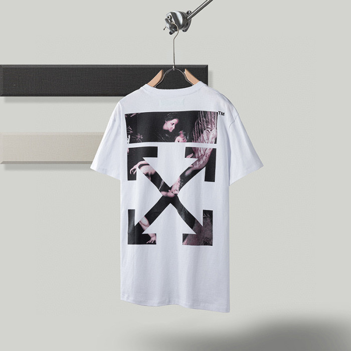 Off-white Painted Print Tee