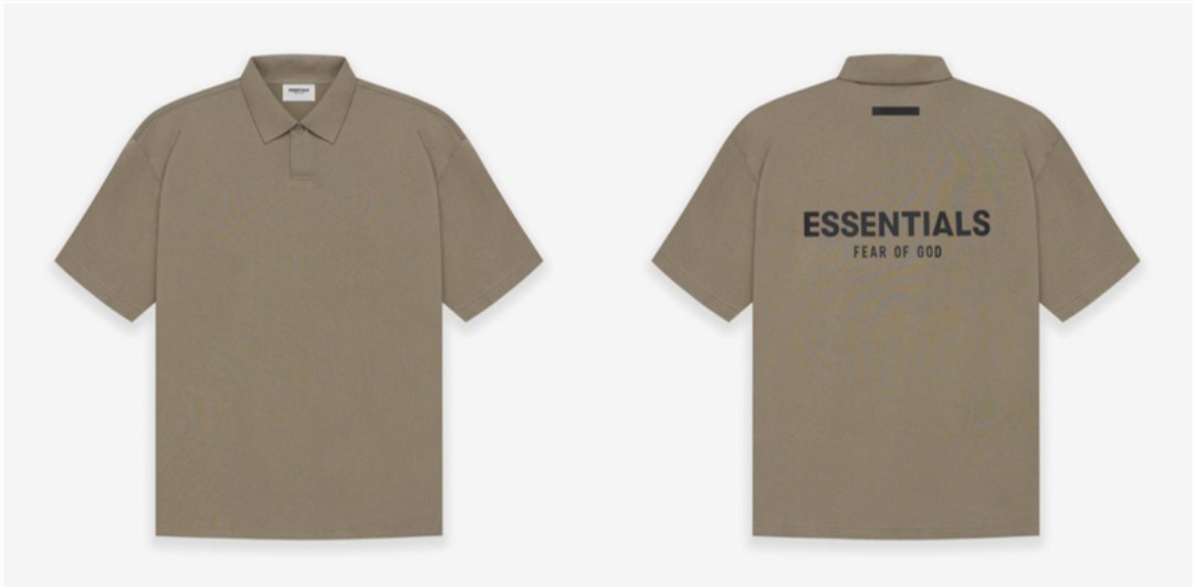 [buy more save more] 1:1 quality version fear of god essentials black lable 2021 polo shirt tee