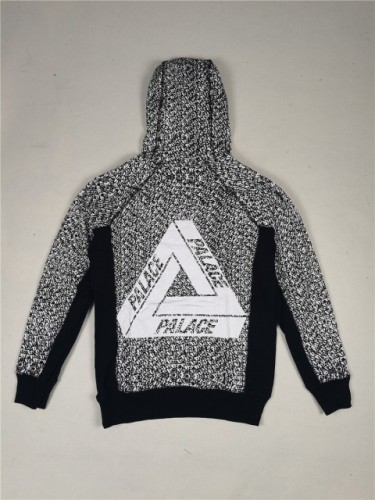 [Buy more Save more]Palace logo hoodie black and white