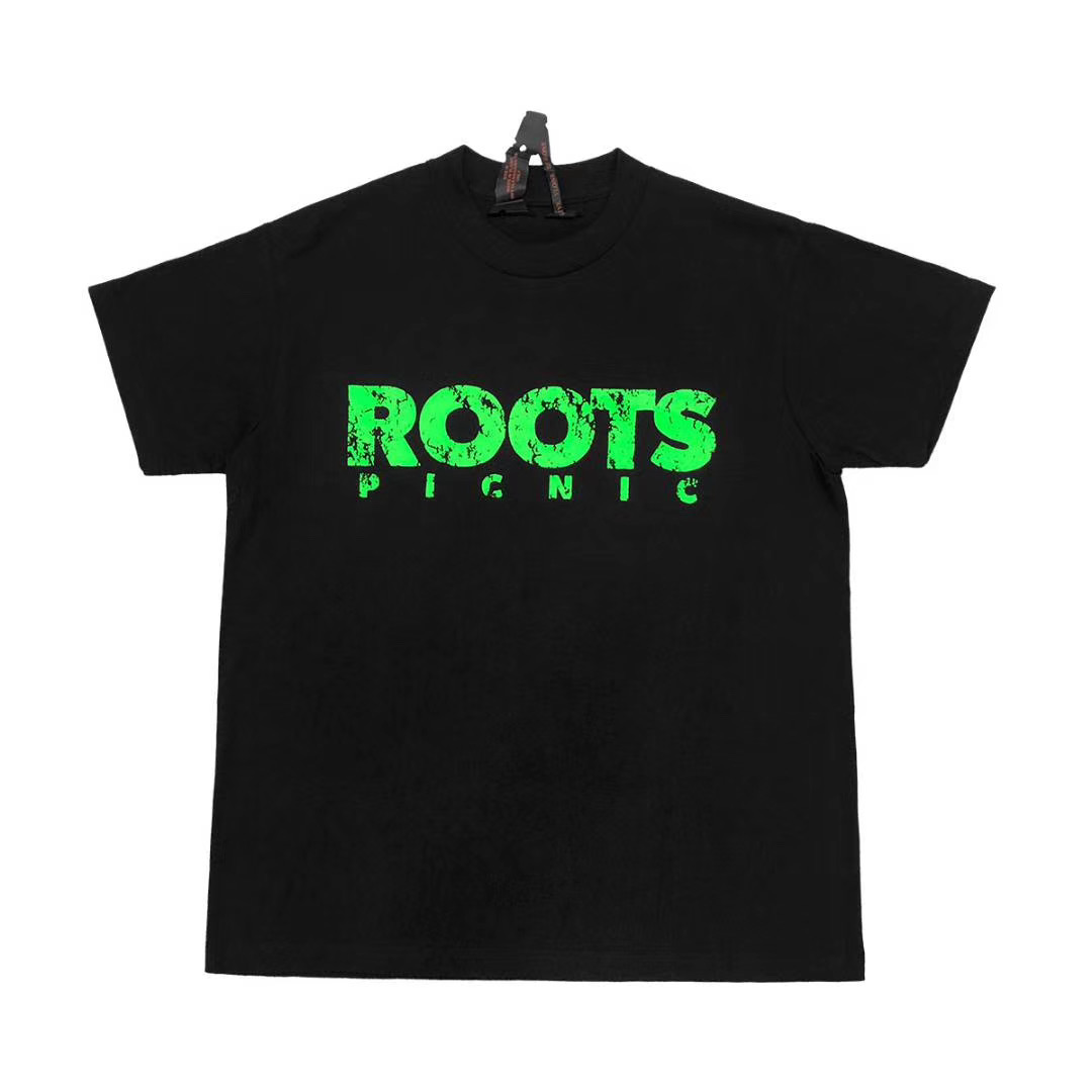 vlone roots picnic limited t-shirt black