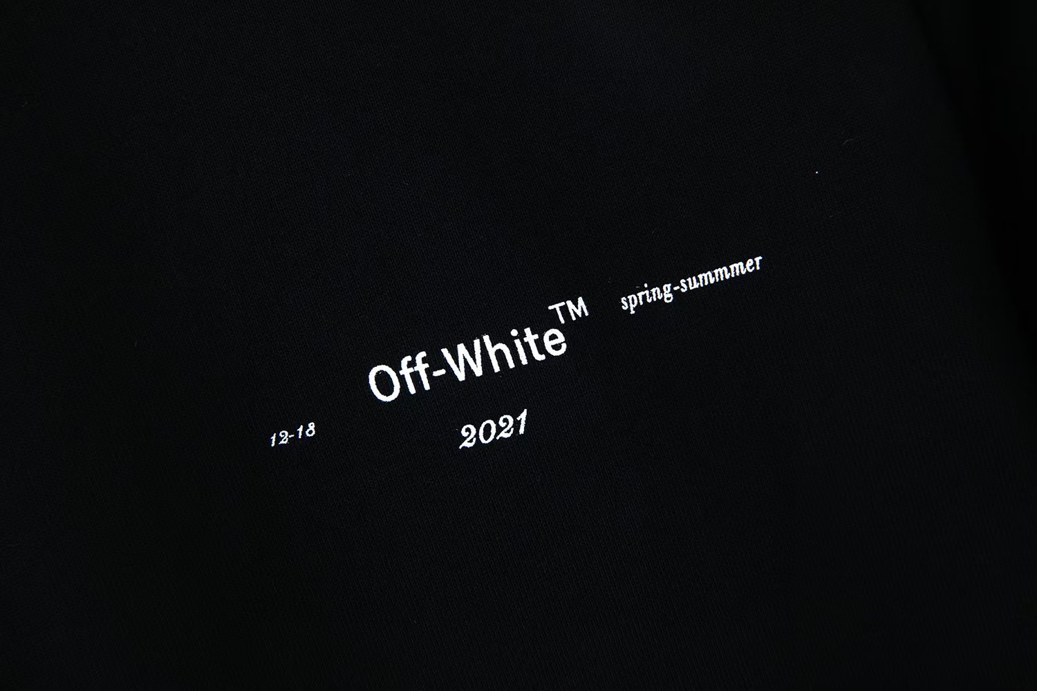 [buy more save more] off-white blue oil painting tee
