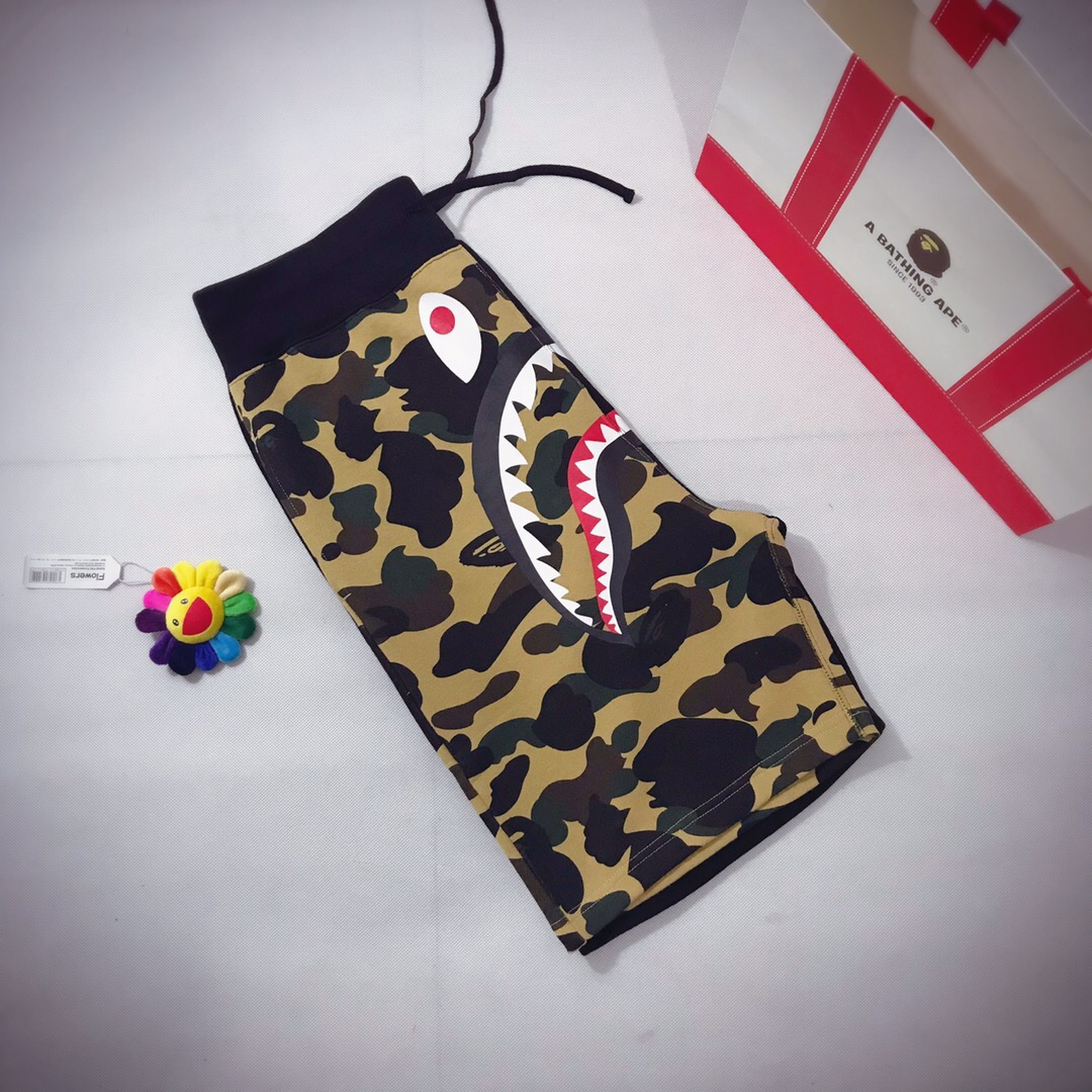 [buy more save more]1:1 version bape shark F**e shorts 6 styles