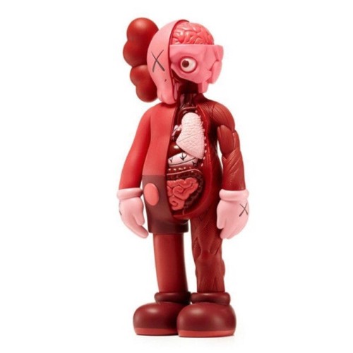 Kaws red figure doll