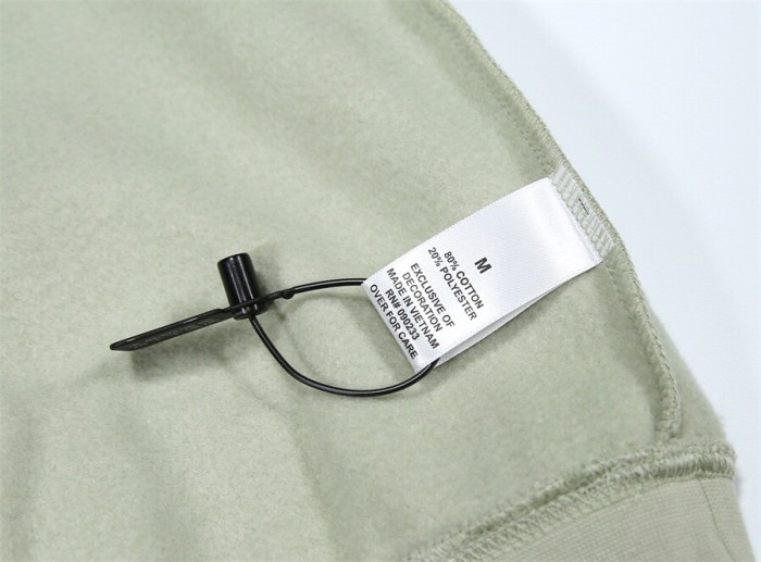 1:1 quality version Fear of God Fog ESSENTIALS 20FW light green hoodie (With 2021 new plastic bag)