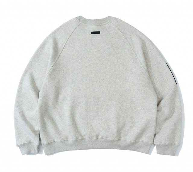 1:1 quality version Fear of God 7th Collection flocking logo crewneck