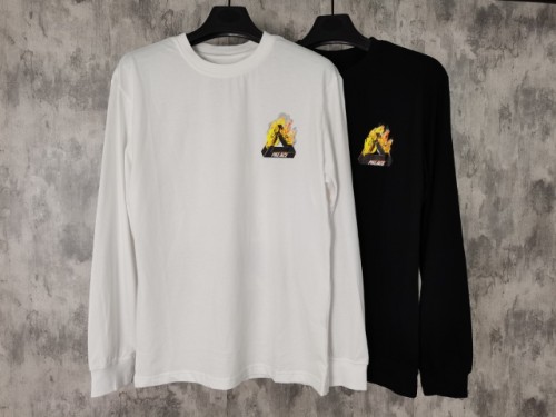[Buy more Save more]PALACE 16SS TRI FIRE long sleeve tee black white