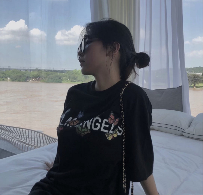 [buy more save more] palm angеls 20ss butterfly letter logo tee