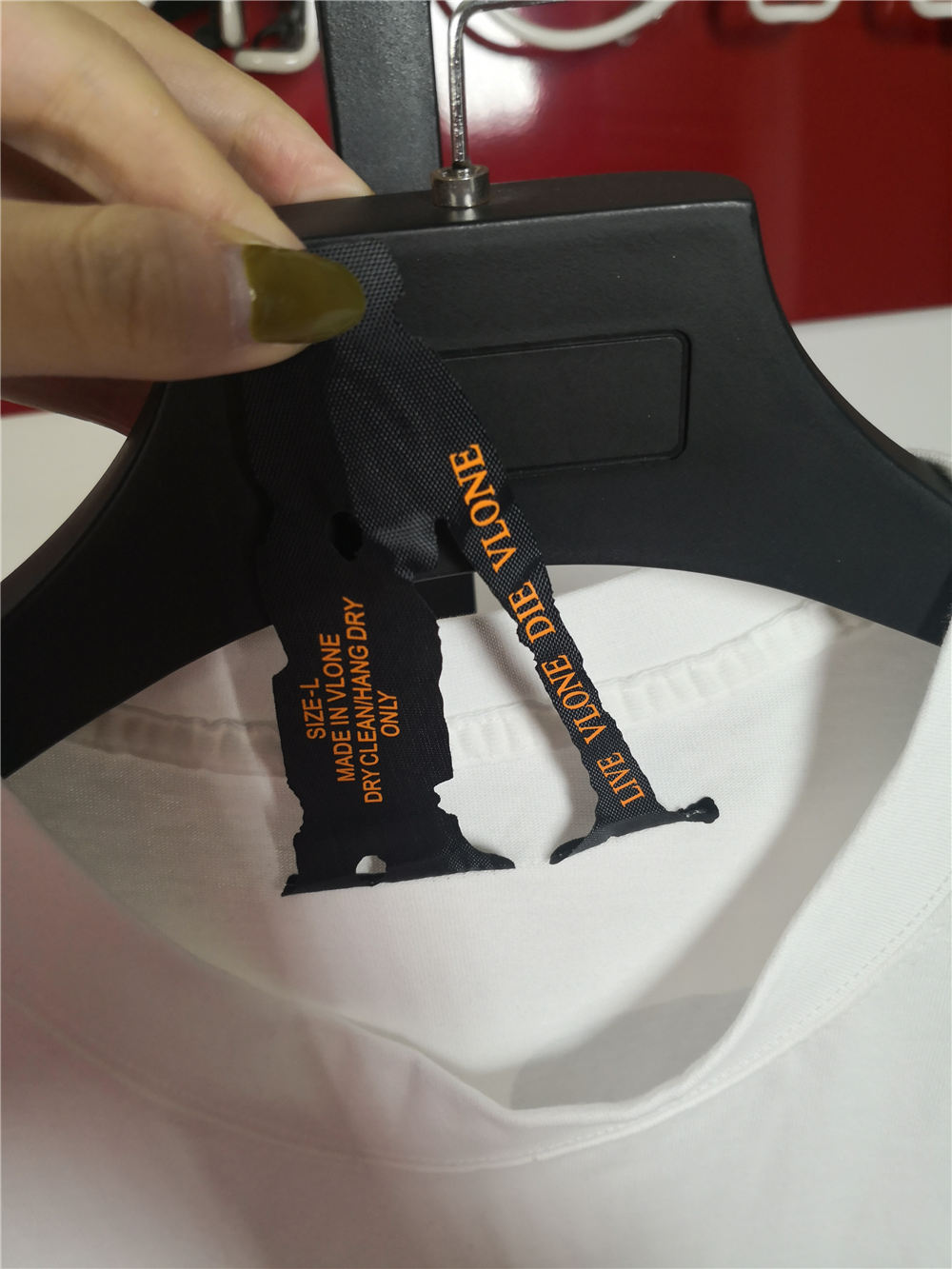 [buy more save more] 1:1 version vlone big logo tee 4 colors